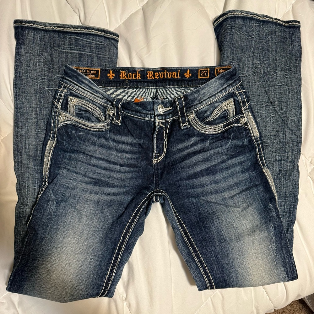Rock Revival Johanna Boot Denim Jean
